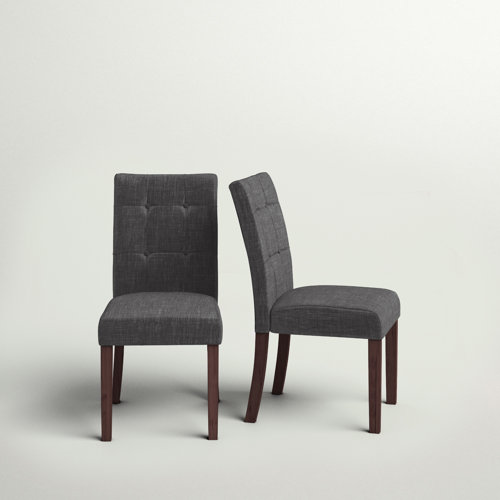 Andover Mills™ Mitzi Tufted Linen Side Chair & Reviews Wayfair